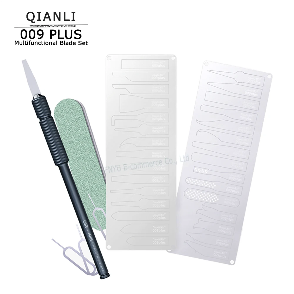 Нож для демонтажа чипа материнской платы мобильного телефона, нож для удаления резины QIANLI 009 для многофункциональных лезвий процессора и микросхемы A8 9